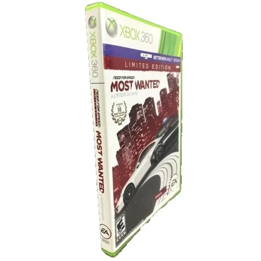 XBOX 360 Need For Speed: Most Wanted Platinum Hits Used Tested Kinect Compatible